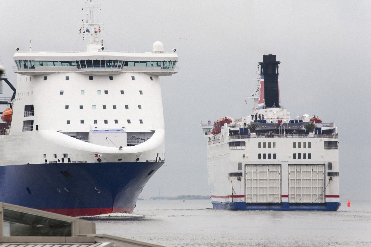 Die Einfahrt in den Hafen Kiel am Ende der Minikreuzfahrt.