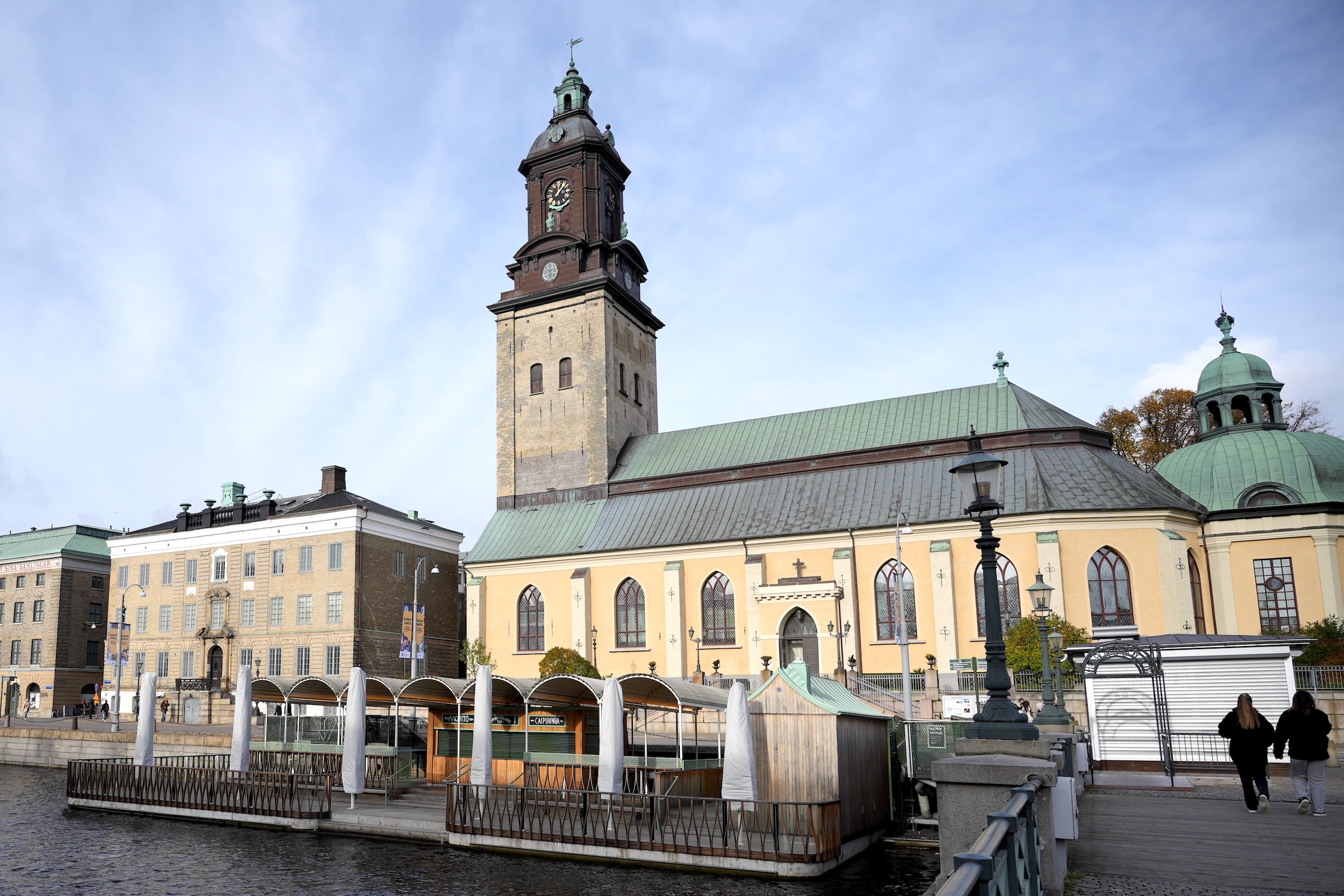 Blick auf Göteborg vom Hafen