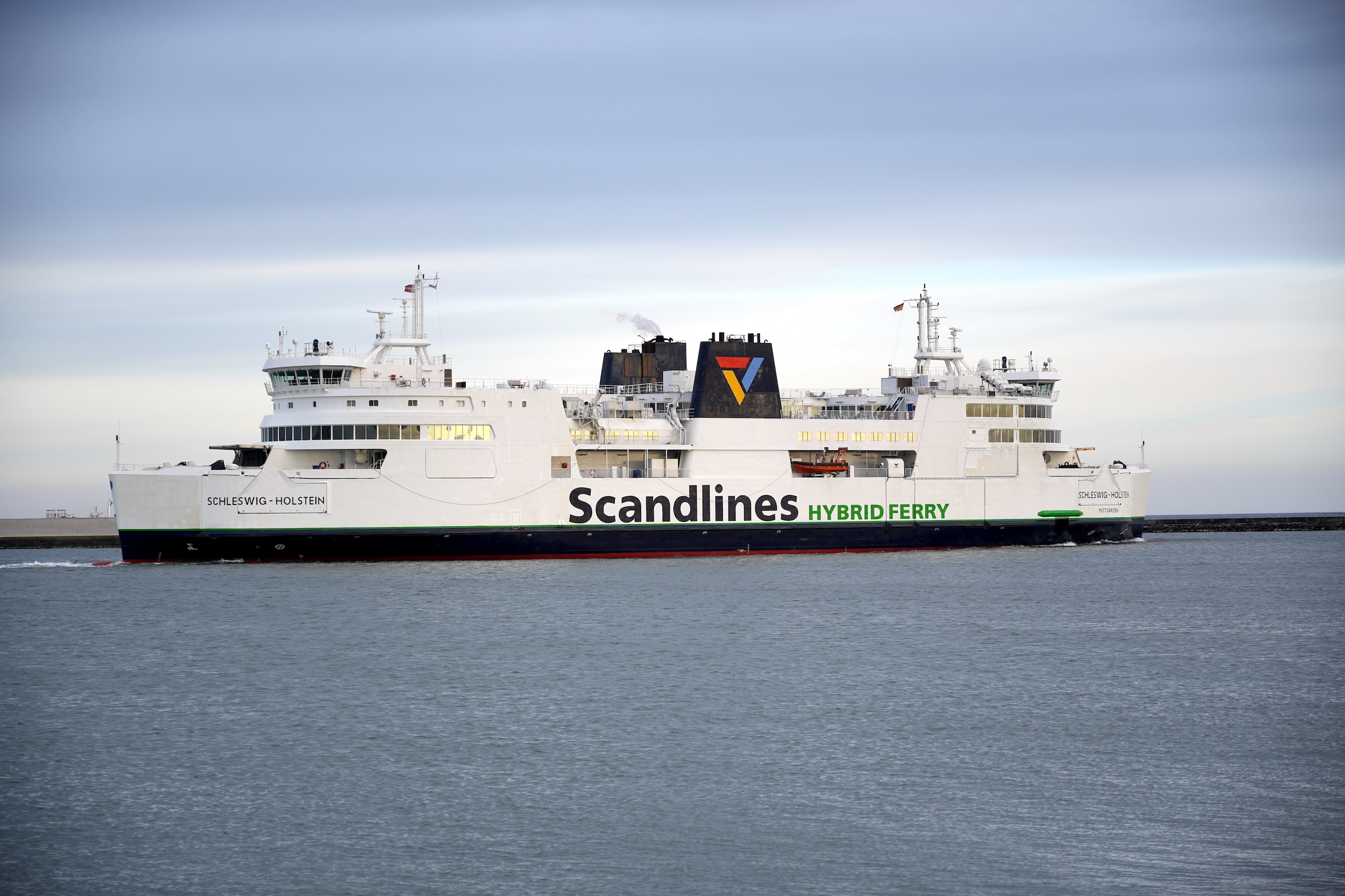 Fähre Puttgarden - Rødby mit Blick auf die Ostsee