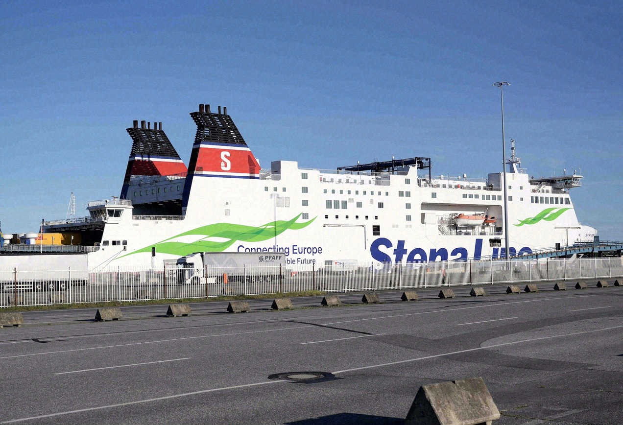 Fähre von TT-Line auf der Ostsee zwischen Świnoujście und Trelleborg