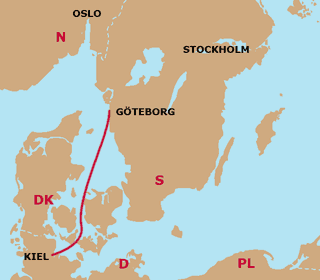 Fähre

Kiel

Göteborg

von




Stena




Line