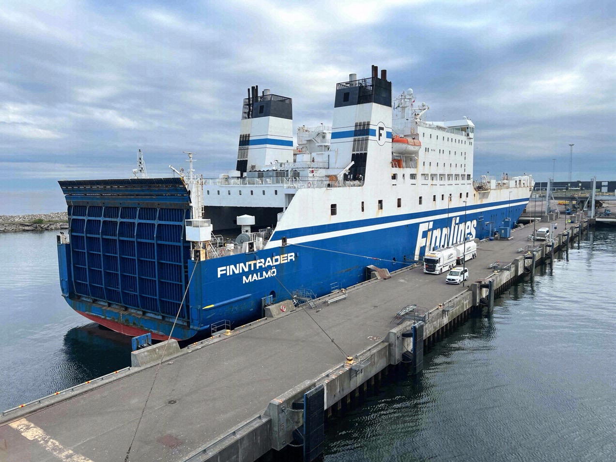 Finnlines-Fähre Finntrader in Malmö