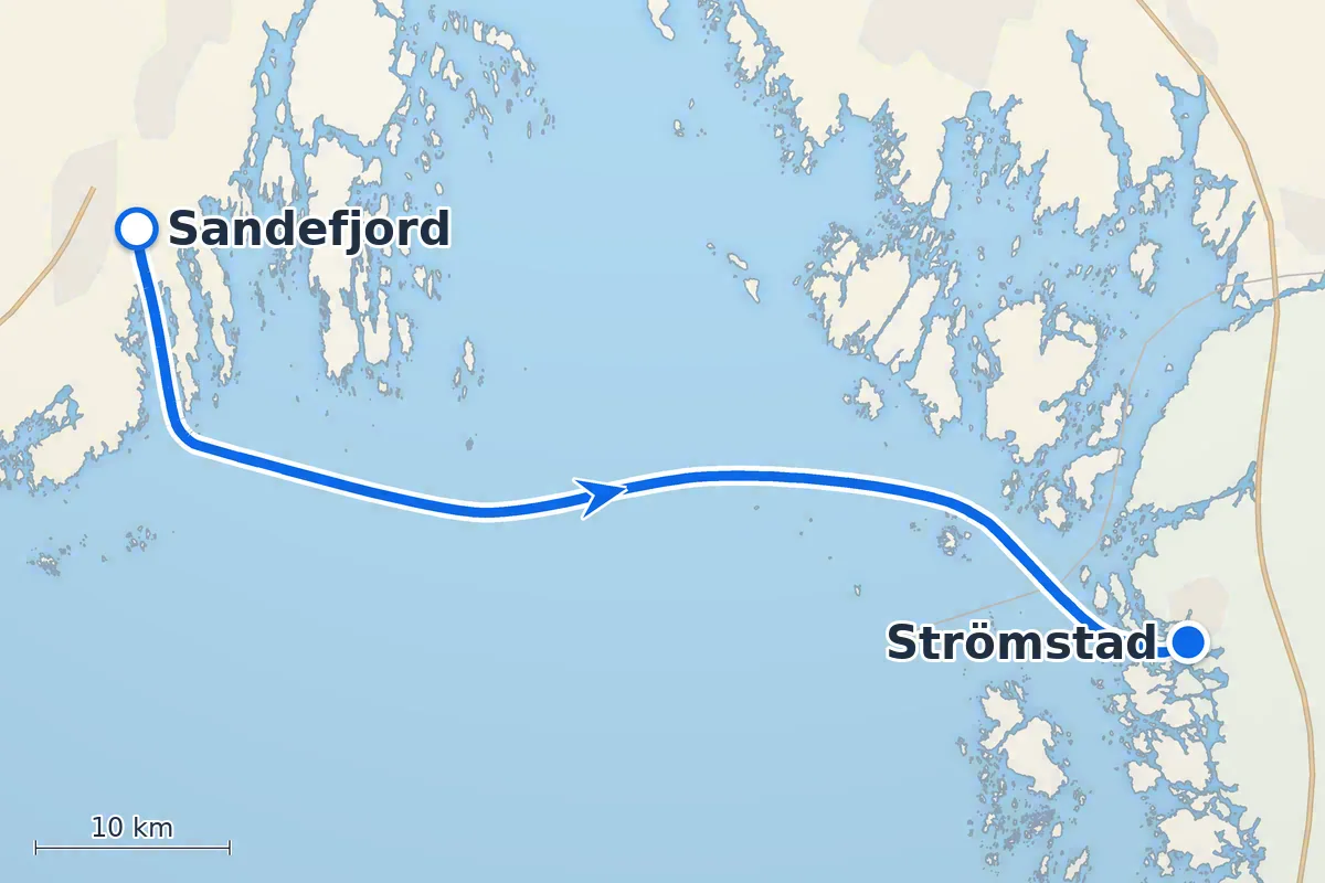 Sandefjord - Strömstad