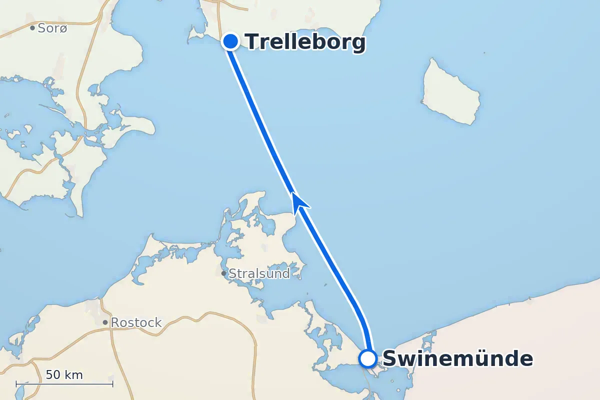 Swinemünde - Trelleborg