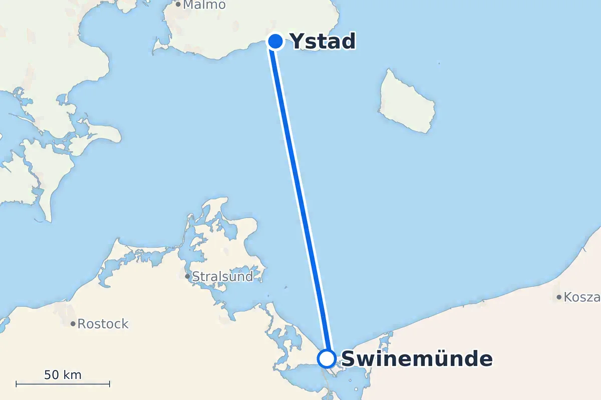 Swinemünde - Ystad