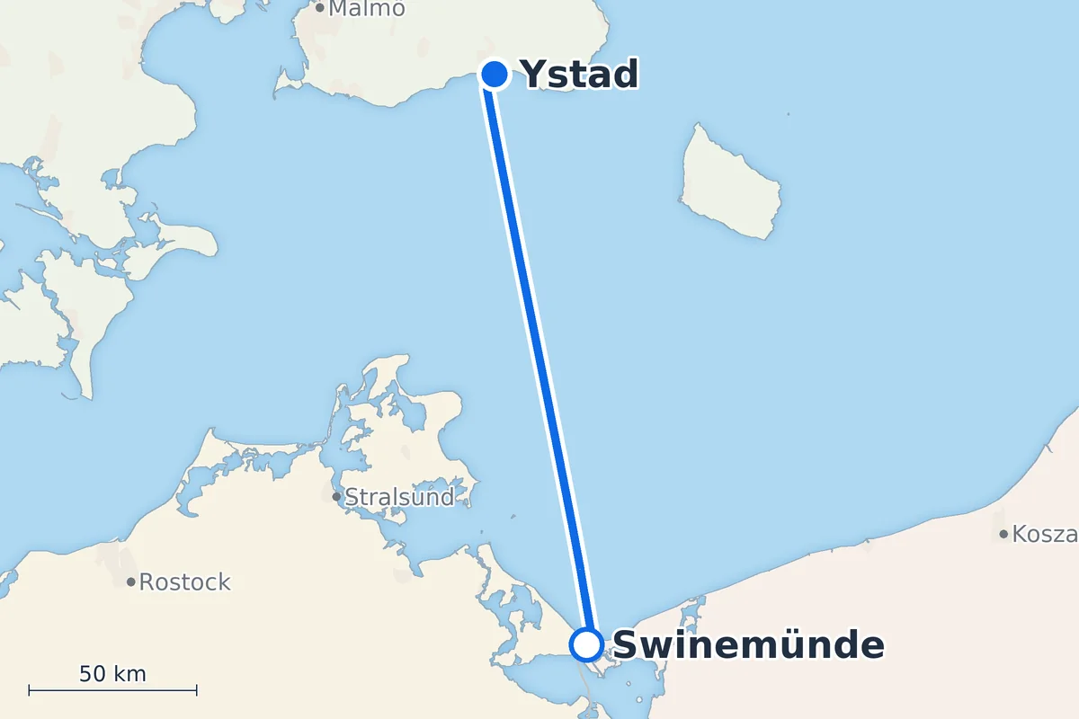 Swinemünde - Ystad