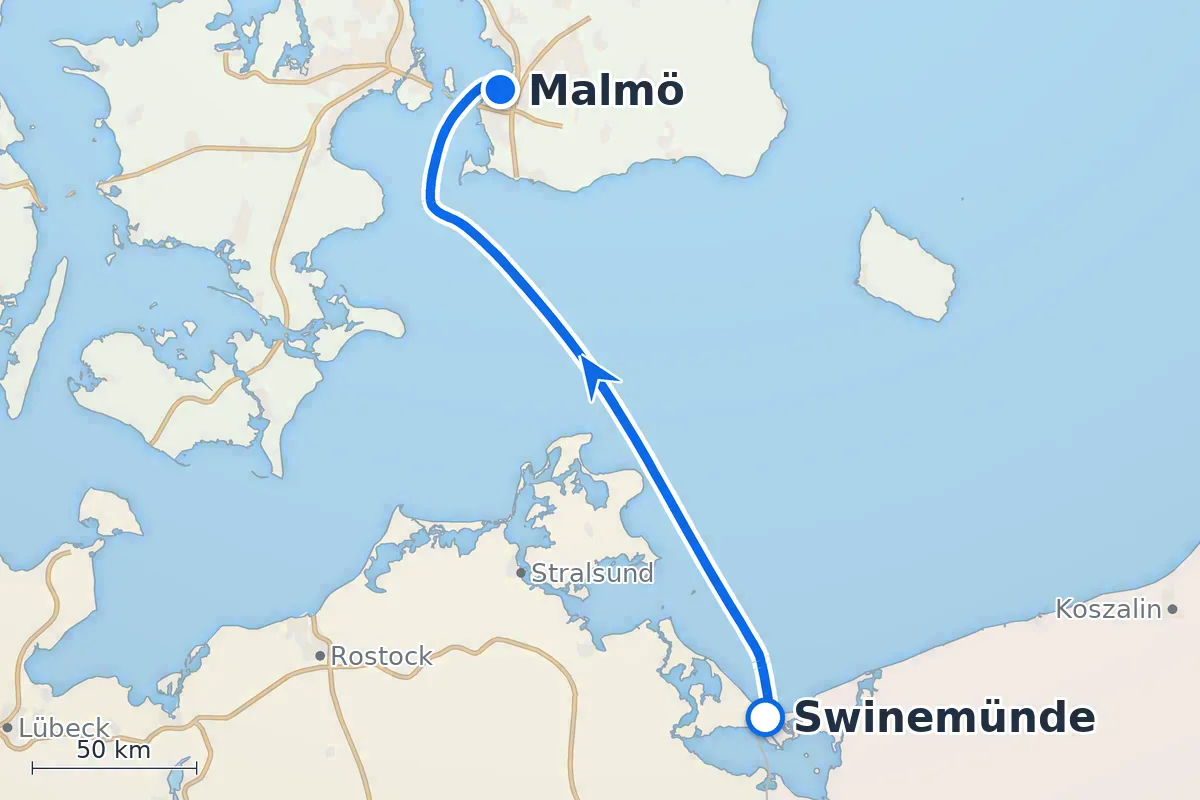 Swinemünde - Malmö