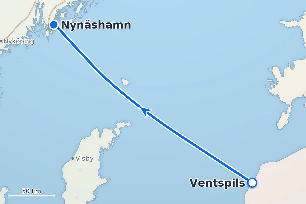 Ventspils - Nynäshamn